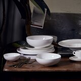 Maxwell williams Skledica Caviar Shine 15,5xh6cm / okrogla / umazano bela / porcelan, (5000199153) | Shoptok.si