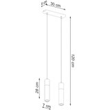  Visilica ZANE 2 siva | shoptok.hr