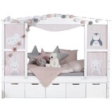 MID.YOU Postelja Lio, 90x200, Bela, Bor, Masivno | Shoptok.si