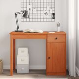  Stol s ladicama Vosak Smeđa 100 x 50 x 74 cm Masivna borovina | Eponuda.com