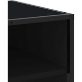 TV ormarić crni 180,5x40x46 cm izrađeno drvo | Eponuda.com