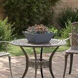 vidaXL Plastični sadilnik Antracit Plastika 40 x 40 x 15 cm | Shoptok.si