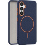  leather grip magsafe maska za samsung galaxy S24 - plava Cene
