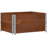  Vrtna sadilica smeđa 80x60 cm od borovine | shoptok.hr