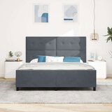  Krevet Okvir Tamnosiva 180x200 cm Baršun | shoptok.hr
