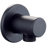 Herz round Black zidni priključek za tuš 12217B | ePonuda.com