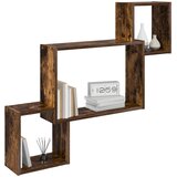  Polica na zidu Zidna montaža Smeđa 91,5 x 15 x 76 cm | shoptok.hr