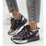 Gemre Gray metallic Ballard sneakers | ePonuda.com