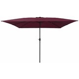  Vrtni suncobran Bordeaux Crvena 295 x 295 x 245 cm | shoptok.hr