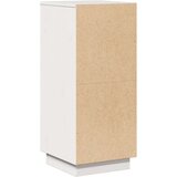  Komoda 2 kosa bela 31,5x34x75 cm trdna borovina, (20656156) | Shoptok.si