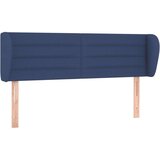  Uzglavlje s ušima plavo 147x23x78/88 cm od tkanine | shoptok.hr