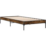 vidaXL Okvir krevet boja hrasta 90 x 190 cm konstruirano drvo i metal Cijene