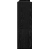 vidaXL Regal za čevlje črn 80x25x81 cm inženirski les | Shoptok.si