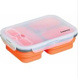 Klausberg KB7024 Kutija za hranu, Silikonska, Sklopiva,1,1L, Narandžasta | ePonuda.com