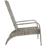  Vrtna Adirondack stolica siva poli ratan | shoptok.hr