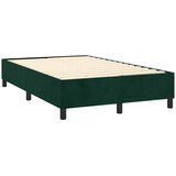 Box spring krevet s madracem tamnozeleni 120x200 cm baršunasti | shoptok.hr