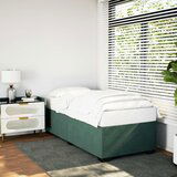 Maison Chic Posteljni okvir - Enojna postelja - Postelja za odrasle brez vzmetnice temno zelen 90x200 cm žamet-J8028, (21766072) | Shoptok.si