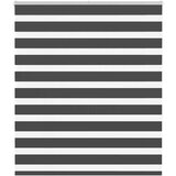 vidaXL Zavjesa zebra crna 135x150 cm širina tkanine 130,9 cm poliester | shoptok.hr