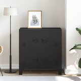  Industrijski sanduk za pohranu crni 75 x 40 x 80 cm čelični | shoptok.hr