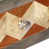  Konzolni stol sivi 86 x 30 x 76 cm od masivnog drva manga | shoptok.hr