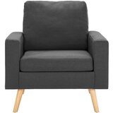  Sedežna garnitura 2-delna blago temno siva | Shoptok.si