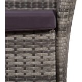  3-dijelni bistro set od poliratana sivi | shoptok.hr