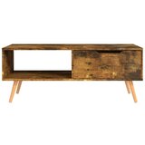  Stolić za kavu boja dimljenog hrasta 100 x 49 5 x 43 cm iverica | shoptok.hr