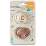 BabyOno Take Care Symmetrical Silicone Soothers duda Day & Night 0-6m 2 kos | Shoptok.si