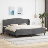  Okvir za krevet Tamnosiva 180 x 200 cm Baršun - 193 x 203 cm | shoptok.hr