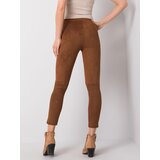 RUE PARIS Pants-217-SP-23189.41-brown | Shoptok.si