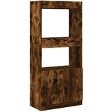 Maison Chic Visoka omara - Komoda - Predalnik dimljeni hrast 63x33x140 cm inženirski les, (21721705) Cene