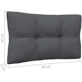 vidaXL Srednja vrtna sofa s jastucima bijela od masivne borovine | shoptok.hr