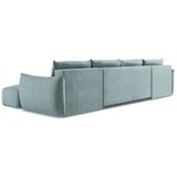 Makamii Plava sklopiva kutna garnitura (u obliku slova "U") Leila – | shoptok.hr