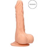 REALROCK Dong 10 - realistični dildo s testisi (25 cm) - naravni Cene