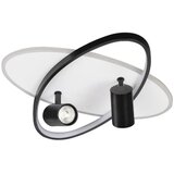 Vidik 23108 STROPNA SVJETILJKA LED MONDO ELIPSA 38W + 2x2W LED CRNA | shoptok.hr