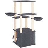  Penjalica za mačke sa stupovima za grebanje tamnosiva 133 cm | shoptok.hr