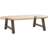  Noge za klub stolić A-oblika 2 kom 70 x (30-31) cm čelik - Prirodna 70 x (30-31) cm 1 | shoptok.hr