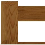  Posteljni okvir medeno rjav iz trdne borovine 200x200 cm, (20648593) | Shoptok.si