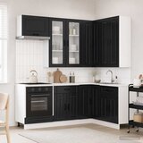  Kuhinjska jedinica KALMAR 8 kom. Crna Konstruirano drvo | shoptok.hr