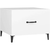  Stolić za kavu s metalnim nogama bijeli 50 x 50 x 40 cm | shoptok.hr