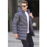 Madmext Winter Jacket - Gray - Standard Cene