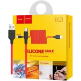 hoco. X21 Silicone USB type C, Black/Red | Eponuda.ba