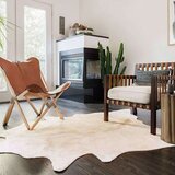  Od prave kravlje kože 150 x 170 cm bež | shoptok.hr