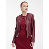 Orsay Burgundy women's faux leather jacket - Women's | shoptok.hr