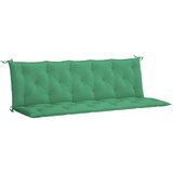  Jastuk za vrtnu klupu zeleni 180x(50+50)x7 cm od tkanine Oxford | shoptok.hr