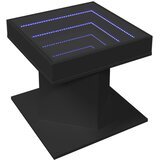  Stolić za kavu LED crni 50x50x45 cm od konstruiranog drva | shoptok.hr
