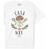 Casablanca Majice s kratkimi rokavi MF22-JTS-001-16 Bela cene
