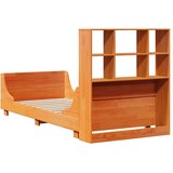  Krevet s regalom za knjige bez madraca 75 x 190 cm masivno drvo | shoptok.hr