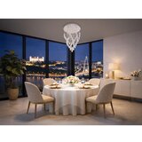  LED Kristalno plafonsko svetlo MAJURO LED/30W/230V prečnik 45 cm sjajni hrom + daljinski upravljač | Eponuda.com