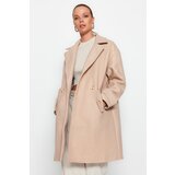 Trendyol Coat - Beige - Double-breasted Cijene